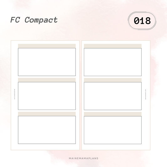 018: 3 Blank Boxes Insert