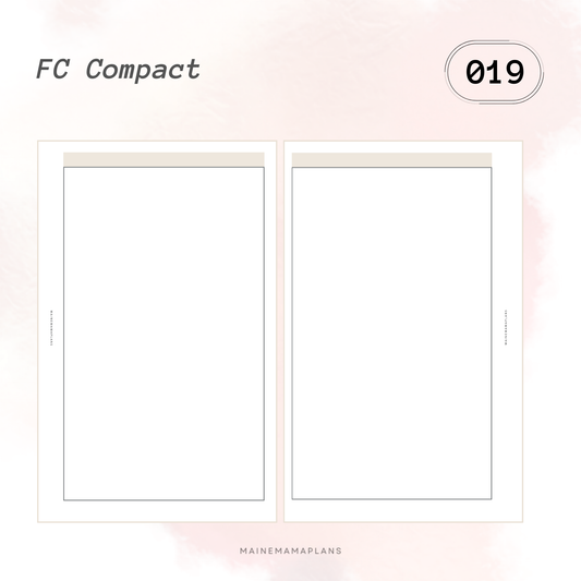019: 1 Blank Box Insert