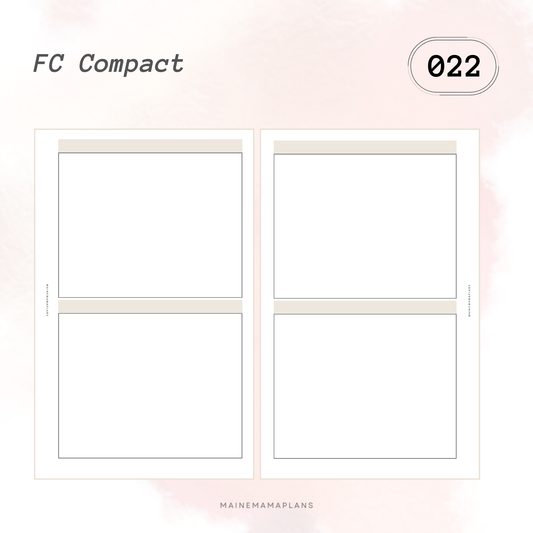 022: 2 Blank Boxes Insert