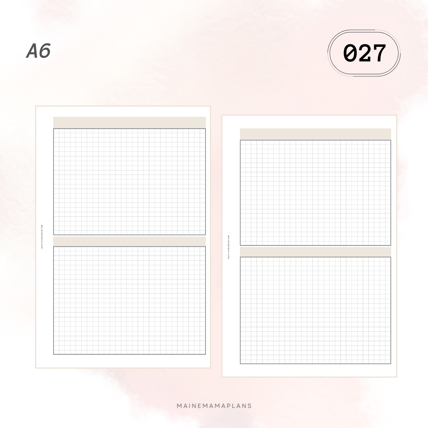 027: 2 Grid Boxes Insert