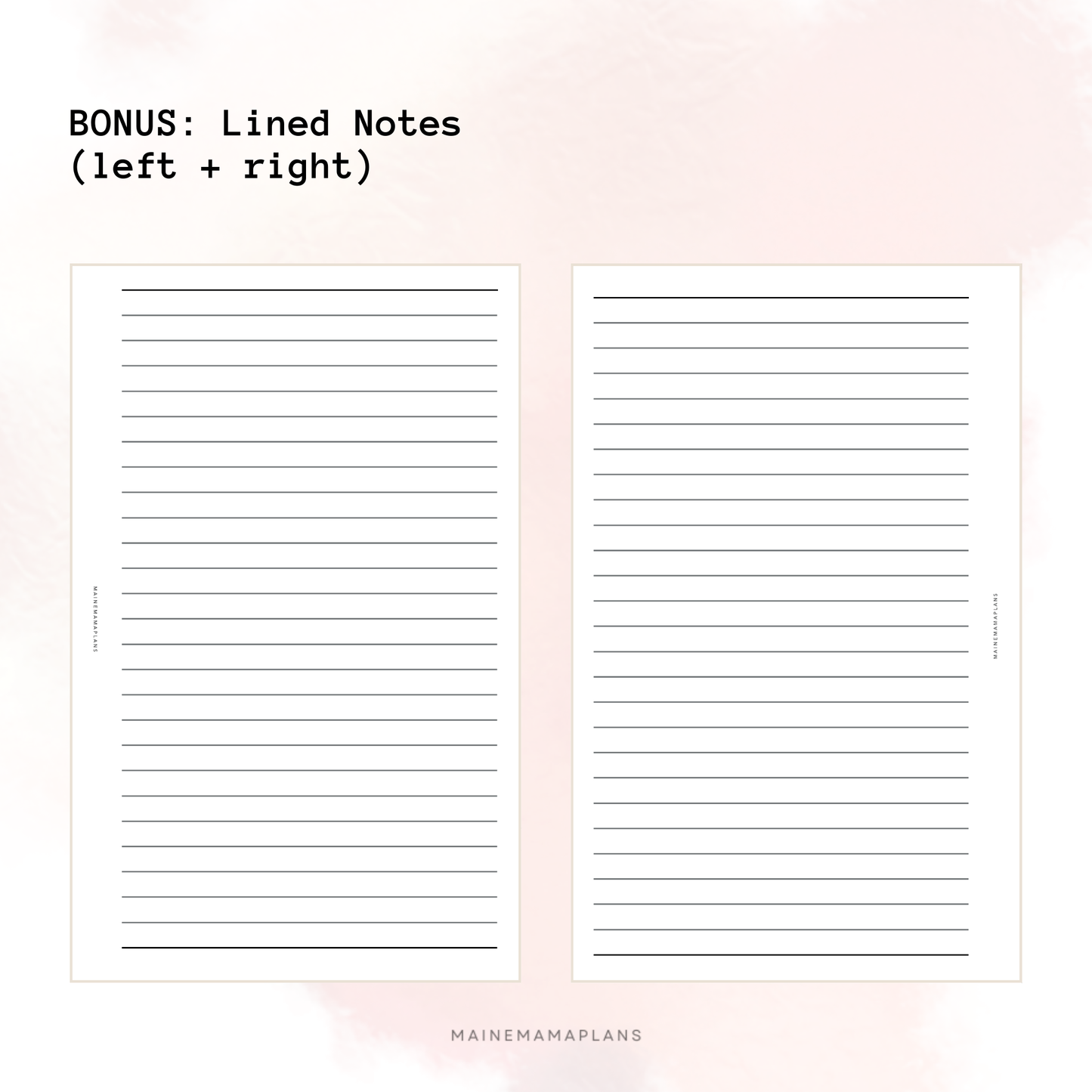 007: Undated Day on 2 Pages w/Schedule (24 Hour) BUNDLE - DO2P