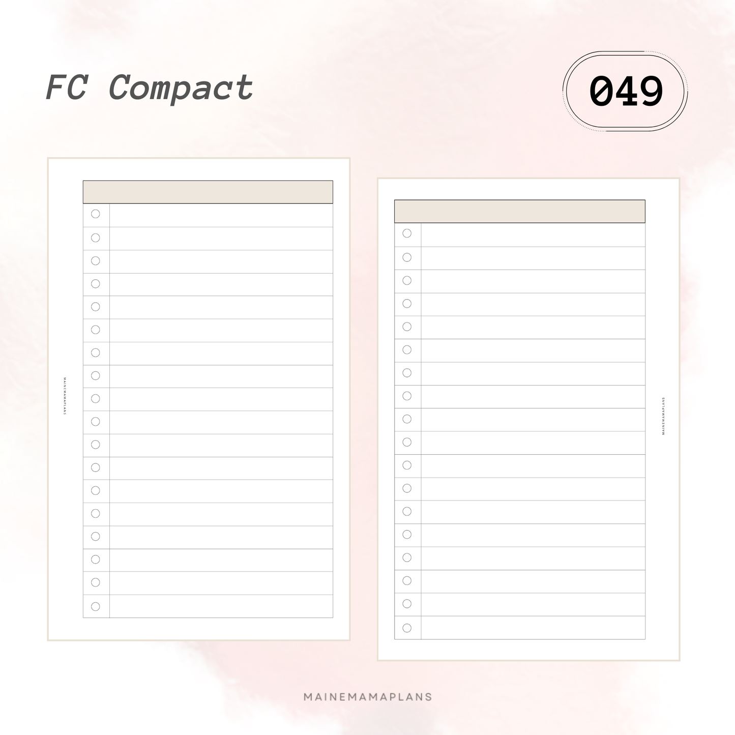 049: Simple Bubble Checklist