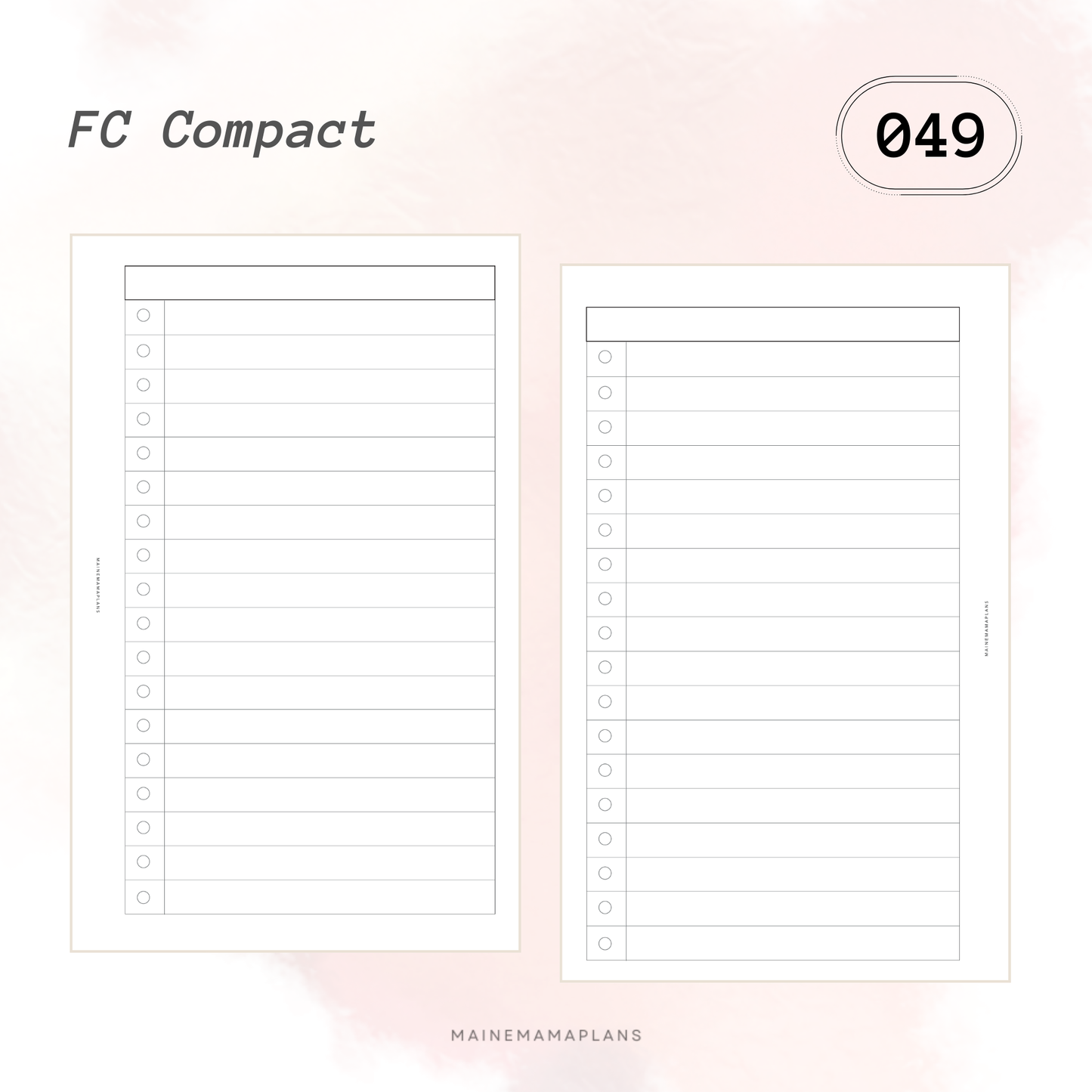 049: Simple Bubble Checklist