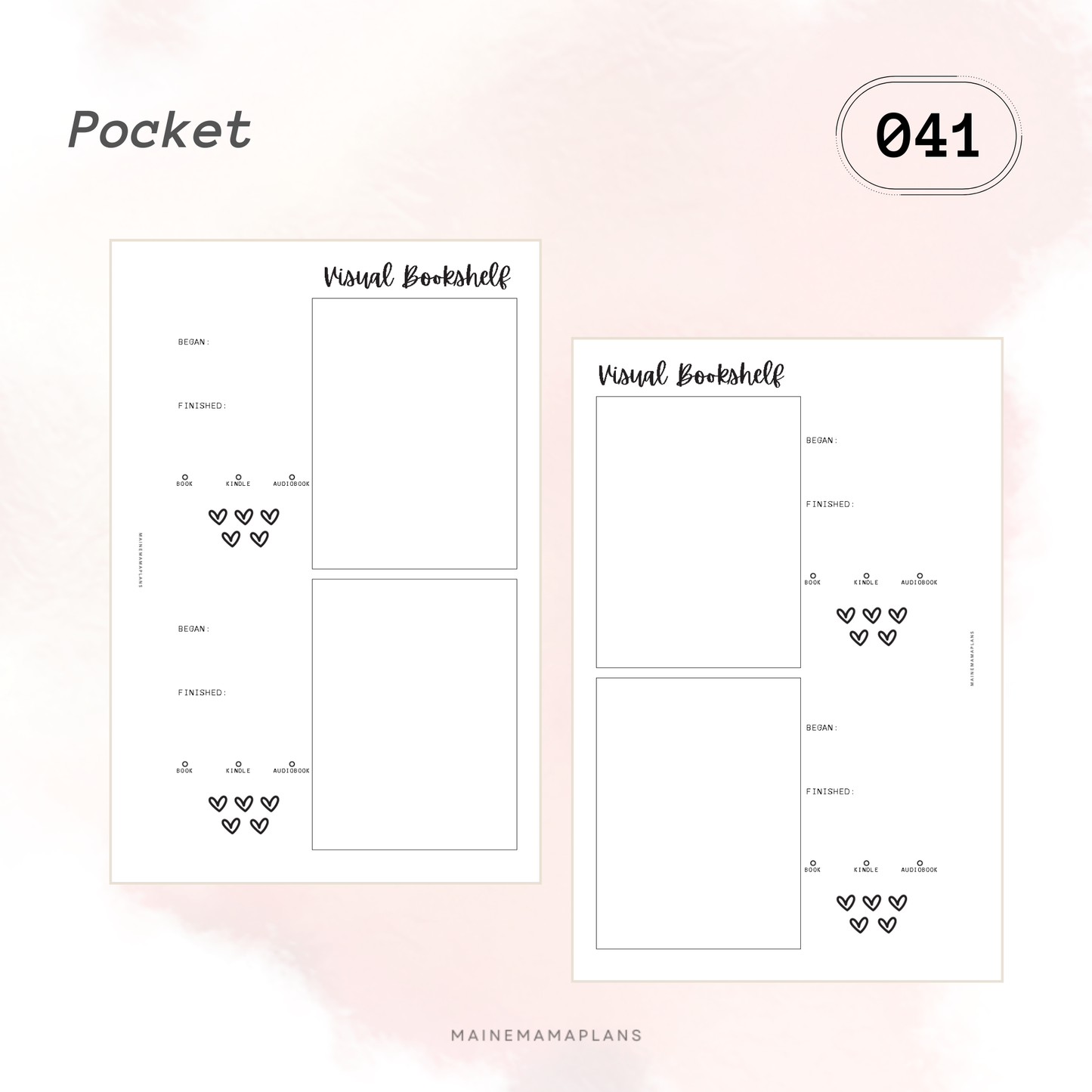 041: Visual Bookshelf Insert