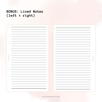 007: Undated Day on 2 Pages w/Schedule (24 Hour) BUNDLE - DO2P