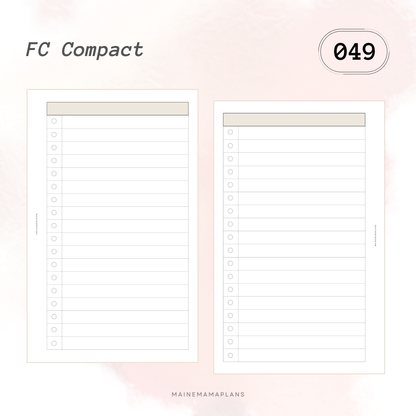 049: Simple Bubble Checklist