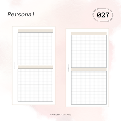 027: 2 Grid Boxes Insert
